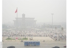 Foto Plaza de tiananmen con poluciÃ³n