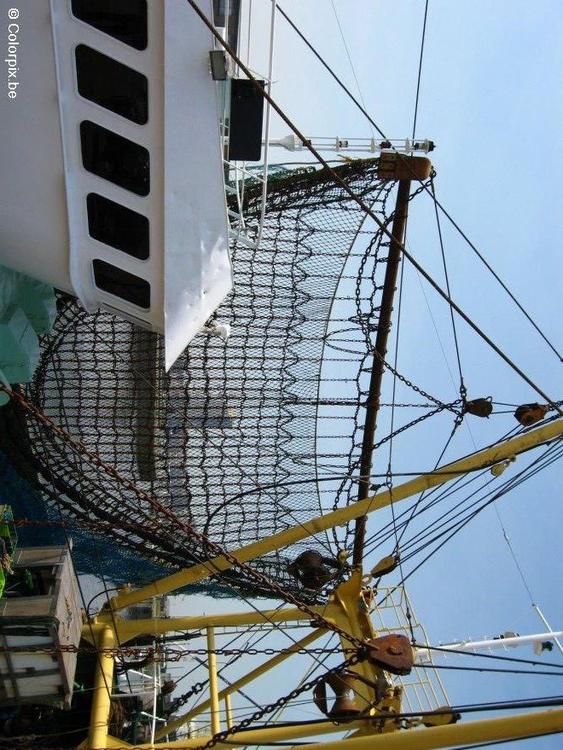 Redes de barco pesquero