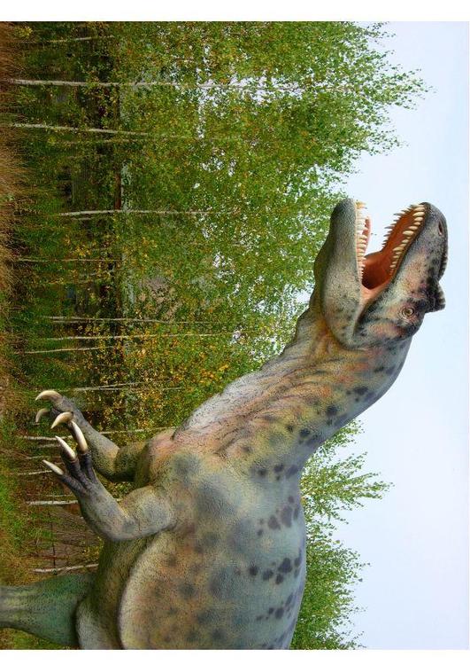 RÃ©plica de allosaurus