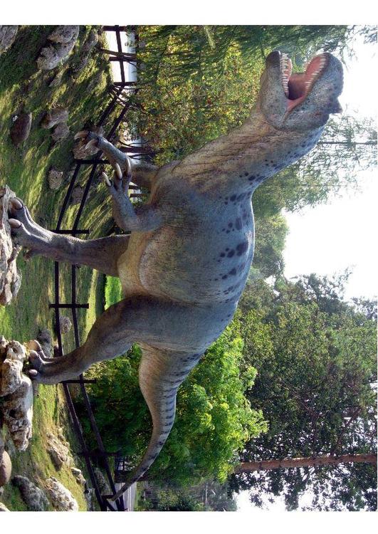 RÃ©plica de allosaurus