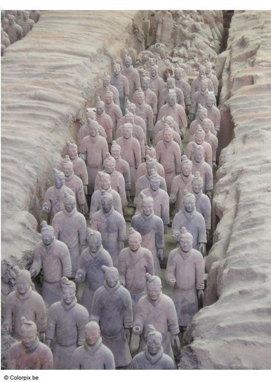 Solados de terracota de Xian