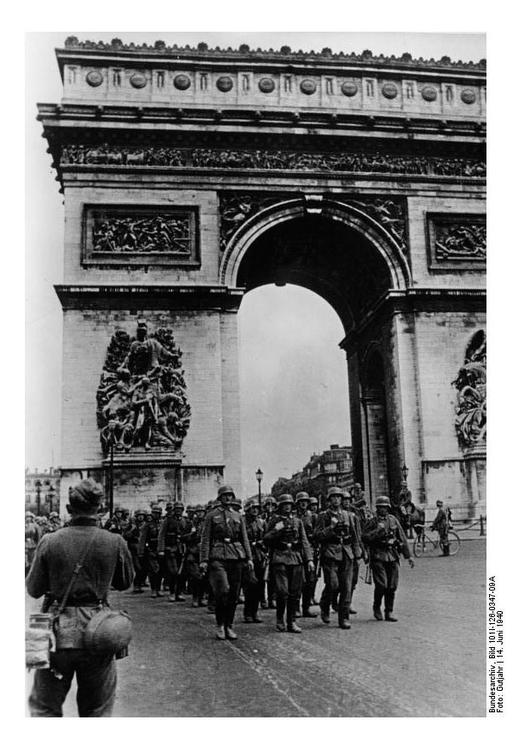 Tropas alemanas en ParÃ­s