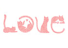 Imagen amor - gatos