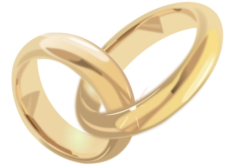 Imagen anillos de boda - Imágenes Para Imprimir Gratis - Img 28309