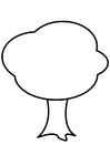 Dibujo para colorear Ãrbol