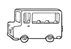 Dibujo para colorear autobús