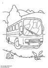Dibujo para colorear autobús