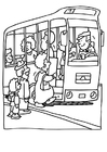 Dibujo para colorear autobús