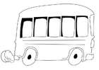 Dibujo para colorear autobús