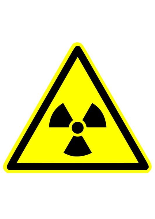 aviso de radioactividad