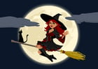 Imagen bruja de halloween