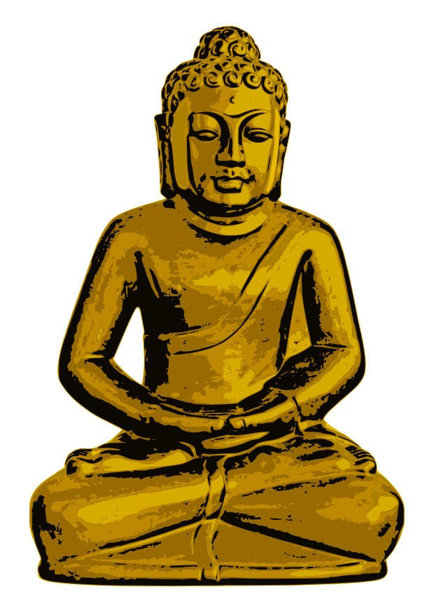 Imagen Buda de oro
