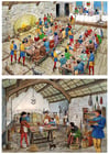 Imagenes Castillo: la sala de banquetes y la cocina medieval