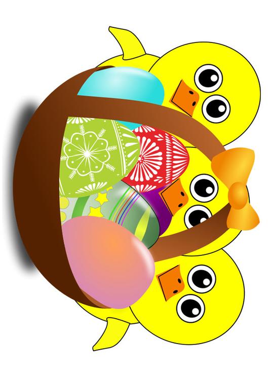 cesta de Pascua