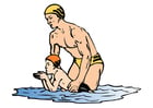 Imagenes clase de natación - clase de gimnasia
