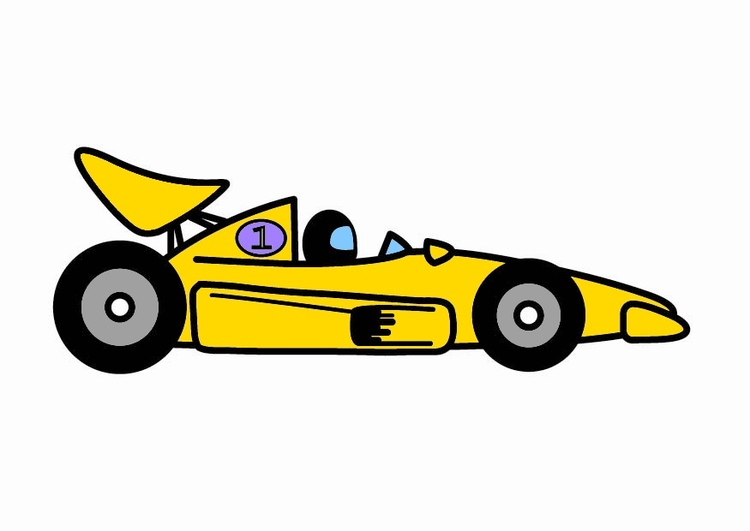 Imagen coche de carreras de F1 - Imágenes Para Imprimir Gratis - Img 24111