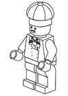 Dibujo para colorear cocinero