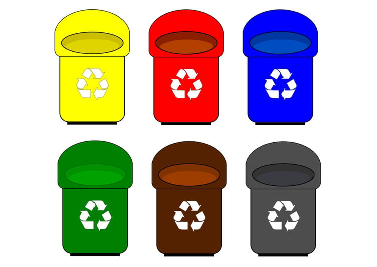 Imagen contenedores de reciclaje