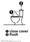 Dibujo para colorear descargar el baño