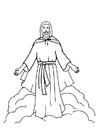 Dibujo para colorear dÃa de la ascensión