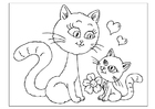 Dibujo para colorear dÃa de la madre