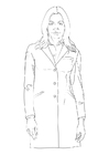 Dibujo para colorear doctor
