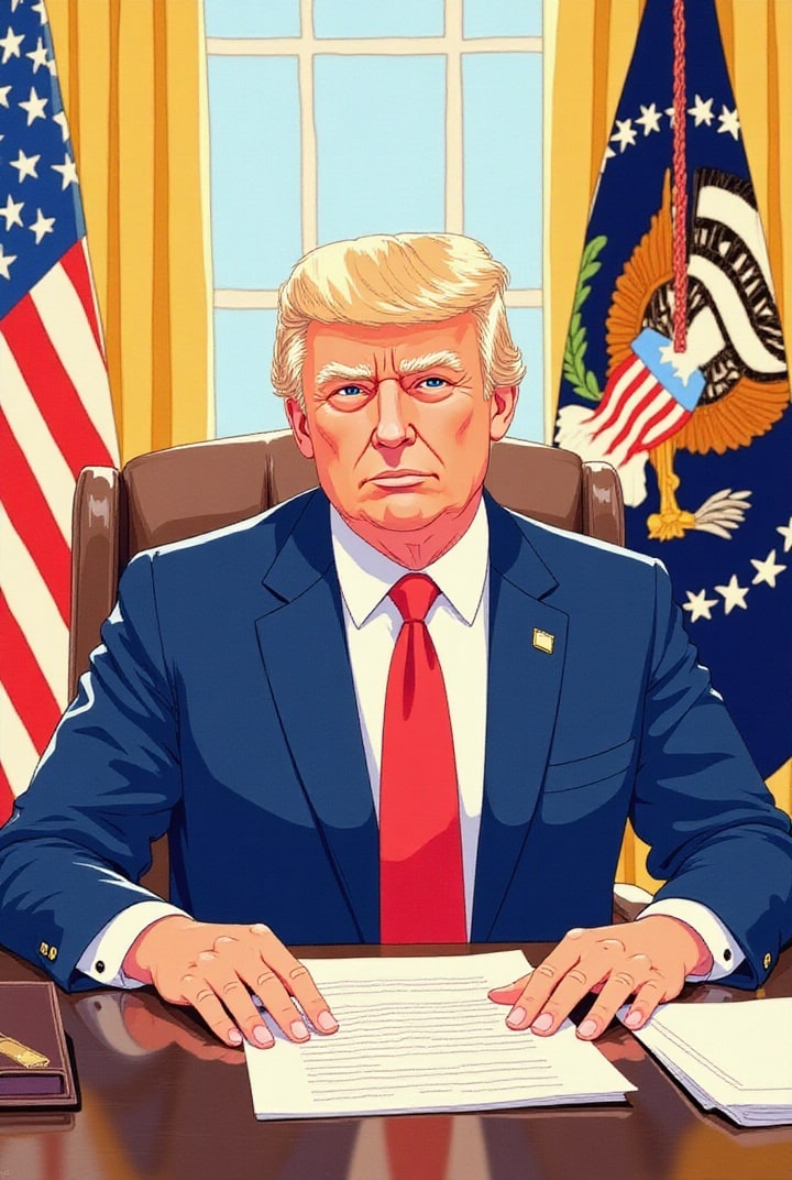 Imagen Donald Trump en la Oficina Oval