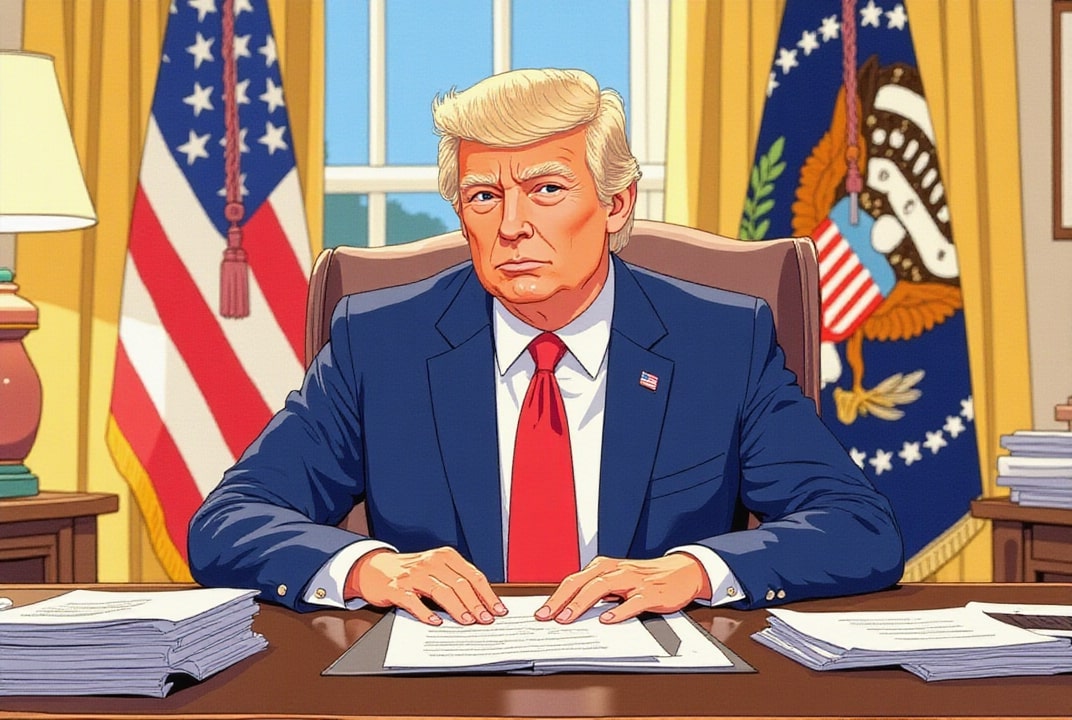 Imagen El presidente Trump en la Oficina Oval