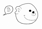 Dibujo para colorear escuchar
