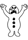 Dibujo para colorear fantasma