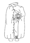 Dibujo para colorear fantasma