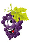 Imagen fruta - uvas 