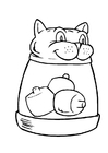 Dibujo para colorear gato