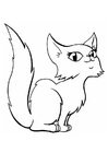 Dibujo para colorear gato
