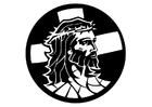 Dibujo para colorear jesús