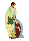 Imagenes José, María y Jesús
