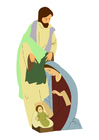 Imagen josÃ©, marÃ­a y jesÃºs
