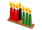 Imagenes Kwanzaa - velas