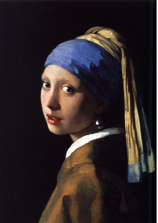 La joven de la perla / Muchacha con turbante - Johannes Vermeer