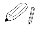 Dibujo para colorear lápiz