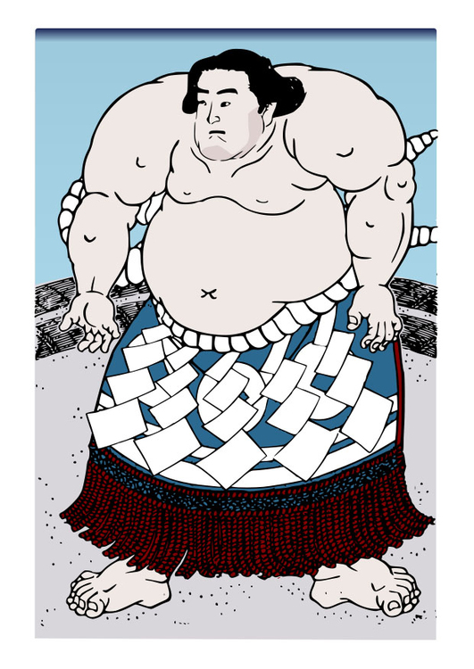 Imagen luchador de sumo
