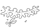 Dibujo para colorear manualidades