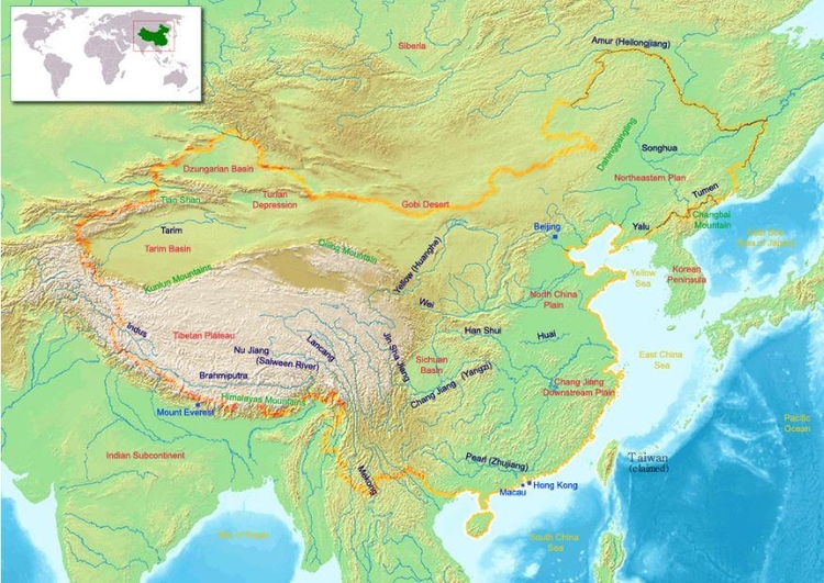 Imagen Mapa de china