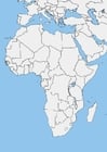 Imagenes Mapa en blanco de África