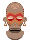 Imagen mÃ¡scara africana - Zaire-Angola