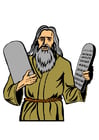 Imagenes Moisés - los diez mandamientos