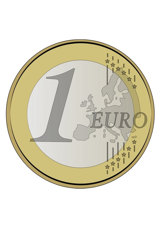 Imagen moneda de euro - Imágenes Para Imprimir Gratis