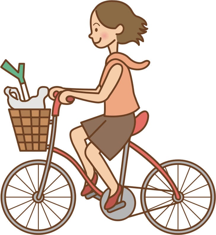 Imagen montar en bicicleta