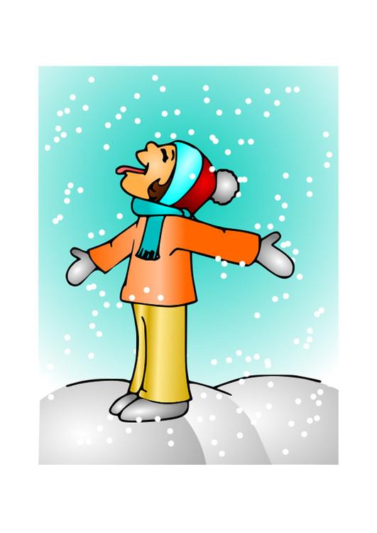 niÃ±a en la nieve