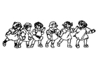 Dibujo para colorear niñas